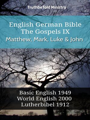 cover image of English German Bible--The Gospels IX--Matthew, Mark, Luke and John